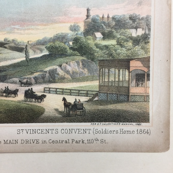 Antique Major Knapp Lithograph St Vincent Convent - Picture 8 of 8